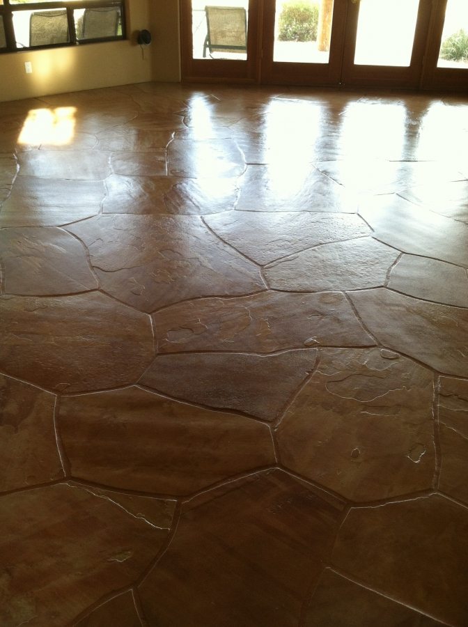 Flagstone: cleaned and sealed | Flagstone | Interiors | Photo Gallery | Baker's Travertine Power Clean