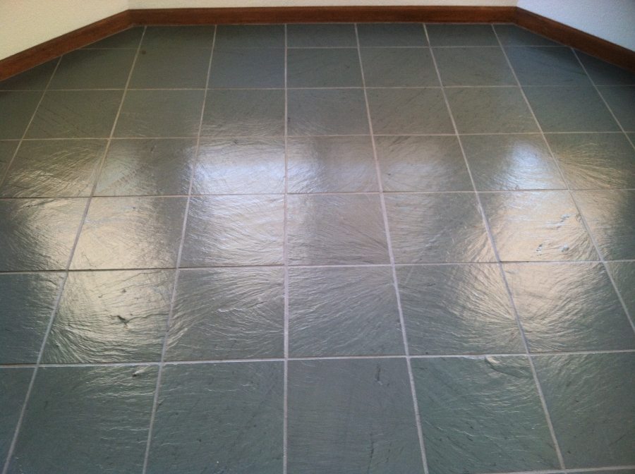 After: Slate tile in Scottsdale | Slate | Interior | Photo Gallery | Baker's Travertine Power Clean