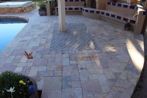 Travertine patio pavers | Patios, Pools & Decking | Travertine | Baker's Travertine Power Clean