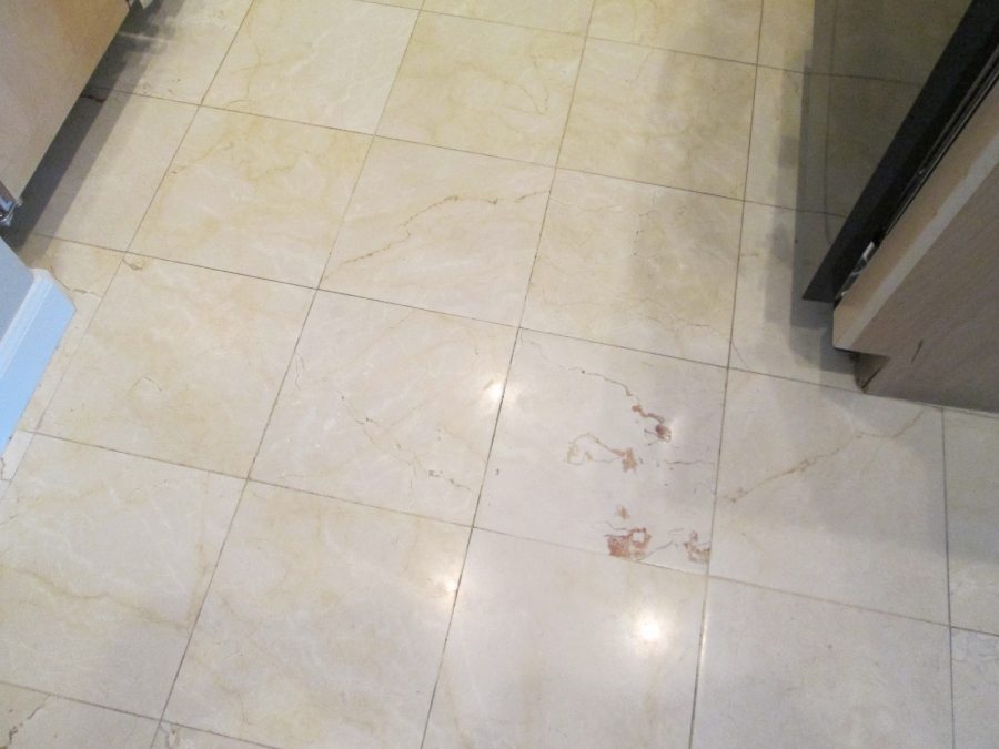 Before: Marble kitchen | Marble | Interiors | Photo Gallery | Baker's Travertine Power Clean