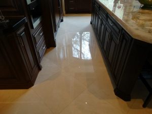 Marble kitchen area High Polish | Marble | Interiors | Photo Gallery | Baker's Travertine Power Clean