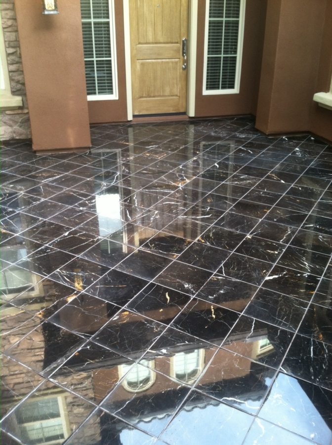 Marble patio courtyard | Marble | Interiors | Photo Gallery | Baker's Travertine Power Clean