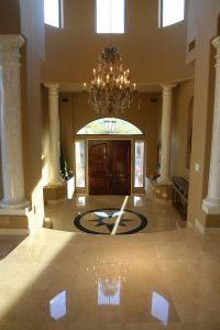 Marble Entry | Marble | Interiors | Photo Gallery | Baker's Travertine Power Clean