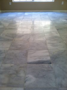 Before: Marble tile | Marble | Interiors | Photo Gallery | Baker's Travertine Power Clean