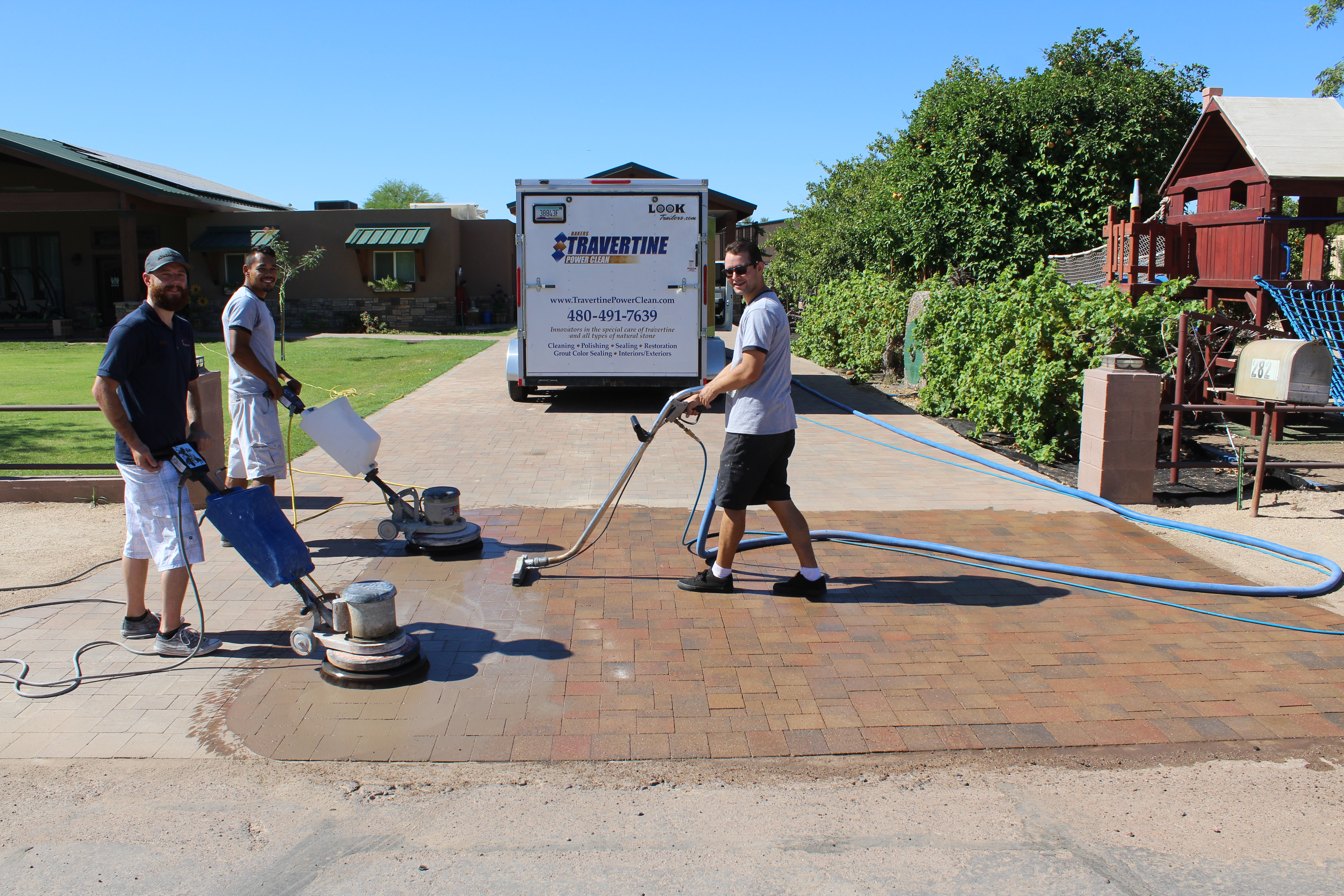 Cleaning concrete pavers requires care to avoid damage